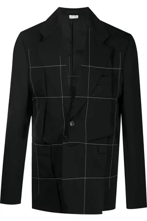 Comme des Garçons Asymmetrisches Sakko mit Kontrastnaht