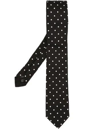 Dolce & Gabbana Gepunktete Jacqaurd-Seidenkrawatte
