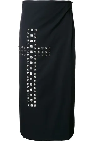Comme des Garçons Wickelrock mit Nieten