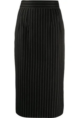 Dolce & Gabbana Midirock mit Nadelstreifen