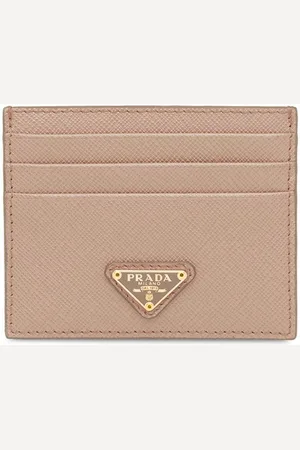 Prada Kartenetui mit Logo-Schild