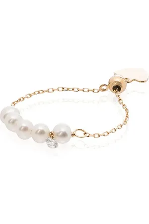 PERSÉE 18kt yellow pearl ring