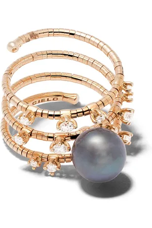 Mattia Cielo 18kt Rotgoldring mit Diamanten