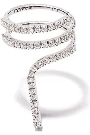 Mattia Cielo 18kt Weißgoldring mit Diamanten
