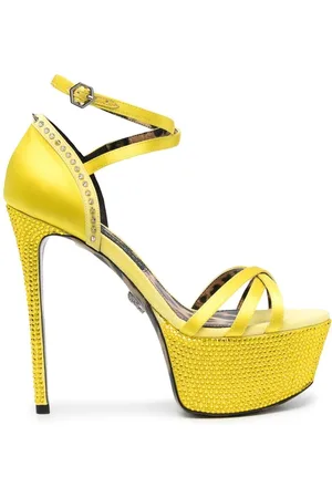 Philipp Plein Verzierte Plateau-Sandalen