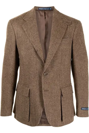 Ralph Lauren Sakko mit Fischgrätenmuster