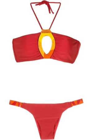 AMIR SLAMA Bestickter Bikini