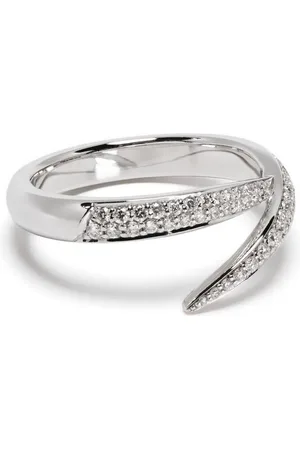 SHAUN LEANE 18kt Weißgoldring mit Diamanten