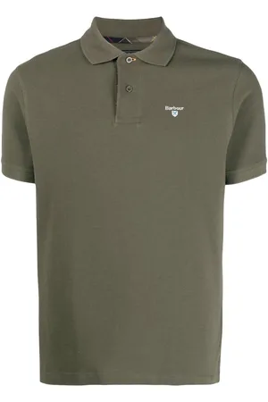 Barbour Poloshirt mit Logo-Stickerei