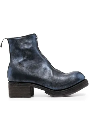 GUIDI Stiefel im Metallic-Look