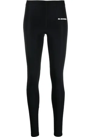 Jil Sander Leggings mit Logo-Print