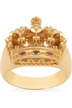 Dolce & Gabbana 18kt Gelbgoldring im Kronendesign