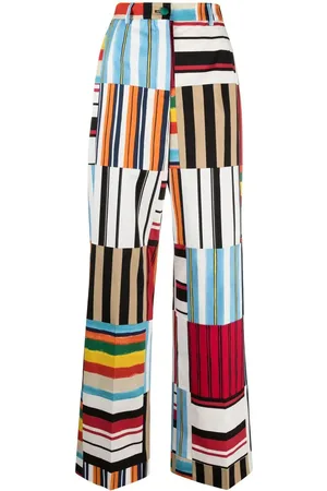 Dolce & Gabbana High-Waist-Hose mit Streifen