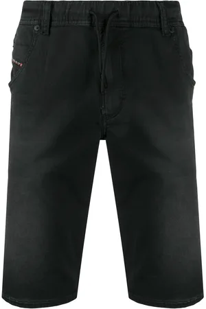 Diesel Jeans-Shorts mit Kordelzug