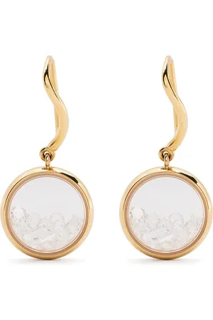 Aurélie Bidermann 18kt Gelbgold-Hängeohrringe mit Diamanten