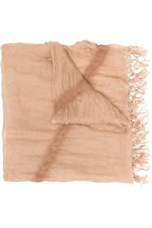 Issey Miyake 2000 Seidenschal mit Fransen