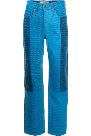 Marine Serre Moonfish Skin Jeans