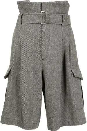 GOEN.J Shorts mit Paperbag-Taille