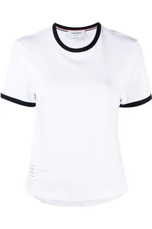 Thom Browne T-Shirt mit asymmetrischem Saum