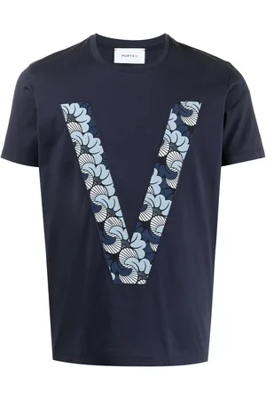 Ports V T-Shirt mit Logo-Print