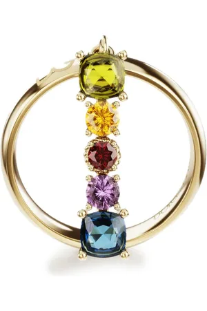 Dolce & Gabbana 18kt Rainbow Alphabet I Gelbgoldring