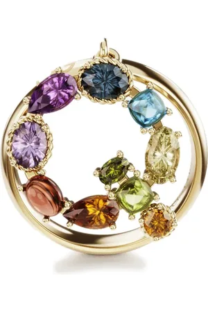 Dolce & Gabbana 18kt Rainbow Alphabet Q Gelbgoldring