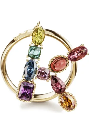 Dolce & Gabbana 18kt Rainbow Alphabet K Gelbgoldring