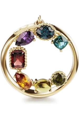 Dolce & Gabbana 18kt Rainbow Alphabet C Gelbgoldring