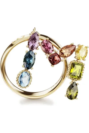Dolce & Gabbana 18kt Rainbow Alphabet M Gelbgoldring