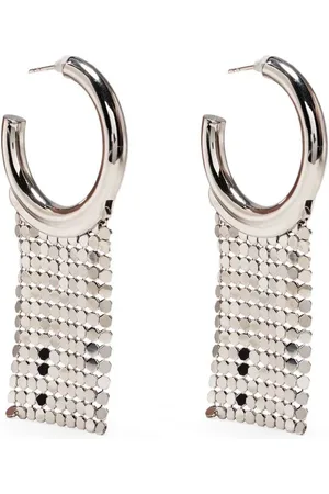 Paco rabanne Creolen im Mesh-Design