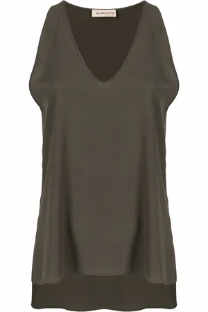 BLANCA Top mit V-Ausschnitt