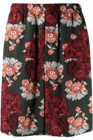 UNDERCOVER Shorts mit Rosen-Print