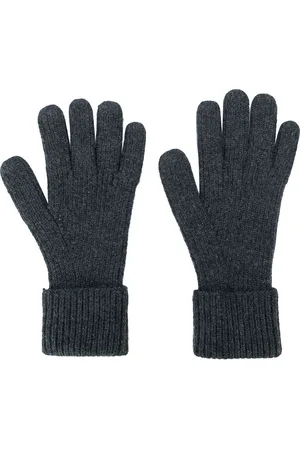 N.PEAL Gerippte Kaschmirhandschuhe