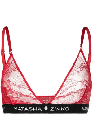 Natasha Zinko Triangel-BH mit Logo
