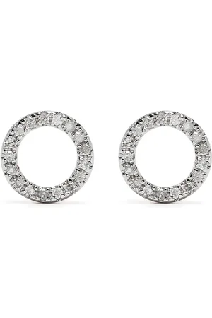 DJULA 18kt Circle Rotgoldohrringe mit Diamanten
