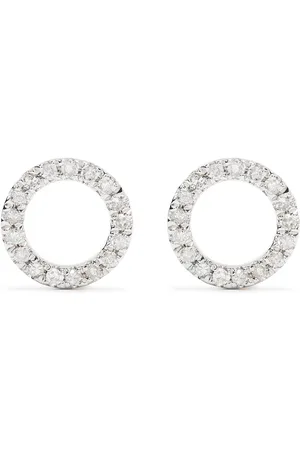 DJULA 18kt Circle Gelbgoldohrringe mit Diamanten