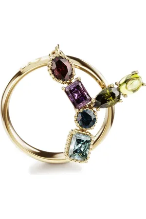Dolce & Gabbana 18kt Rainbow Alphabet Y Gelbgoldring