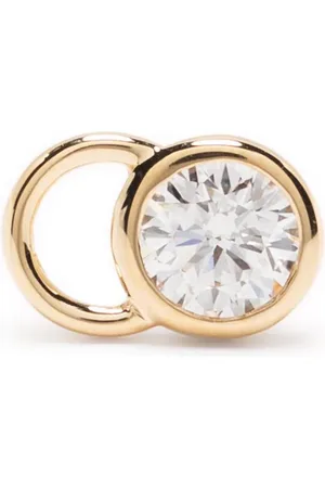 COURBET 18kt Gelbgoldohrring mit synthetischen Diamanten