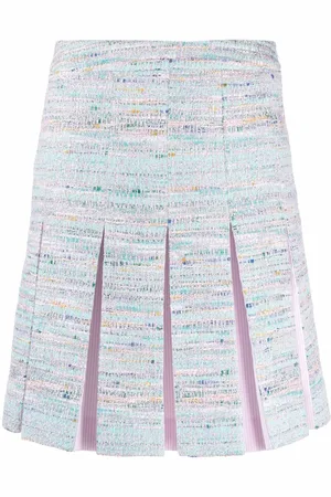 Karl Lagerfeld Tweed-Rock mit Falten