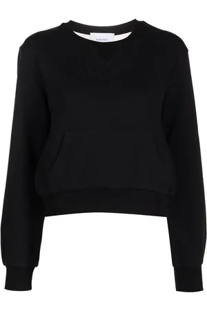 Marchesa Notte Sweatshirt mit semi-transparentem Einsatz