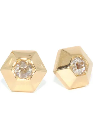 Fred Leighton 18kt Gelbgoldohrstecker mit Diamanten