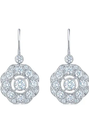 Kwiat 18kt Weißgoldohrringe mit Diamanten