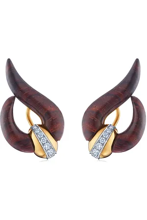 Fred Leighton 18kt Gelbgoldohrringe mit Diamanten