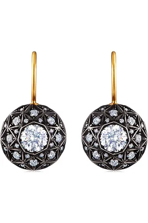 Fred Leighton 18kt Gelbgoldohrringe mit Diamanten