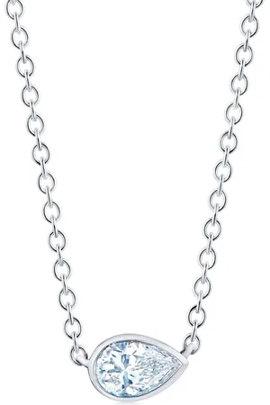 Kwiat 18kt Weißgoldanhänger mit Diamant in Tropfenform