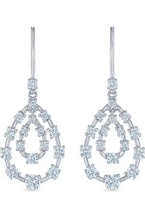 Kwiat 18kt Weißgoldohrringe mit Diamanten