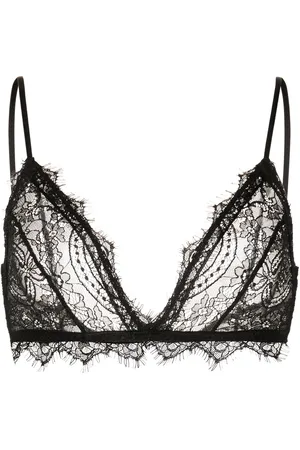 ANINE BING Semi-transparenter Spitzen-BH