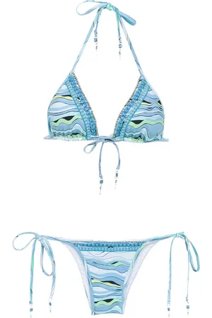 AMIR SLAMA Bestickter Bikini