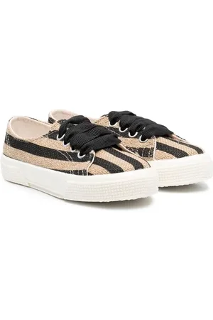 PèPè Gestreifte Sneakers mit Schnürung
