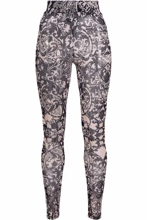 Philipp Plein Tüll-Leggings mit New Baroque-Print